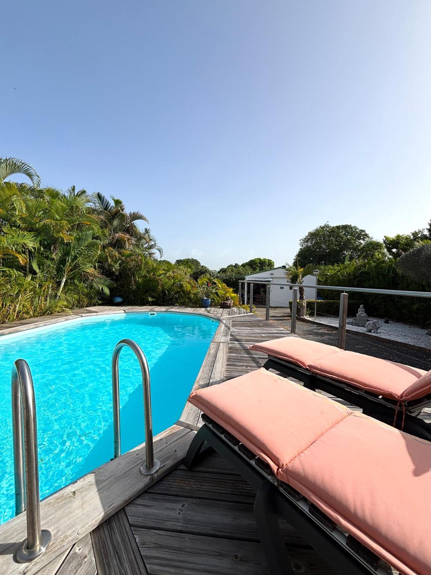 Gites Les Bienheureux - Piscine, Hamak, Terrasse Anse-Bertrand Eksteriør bilde