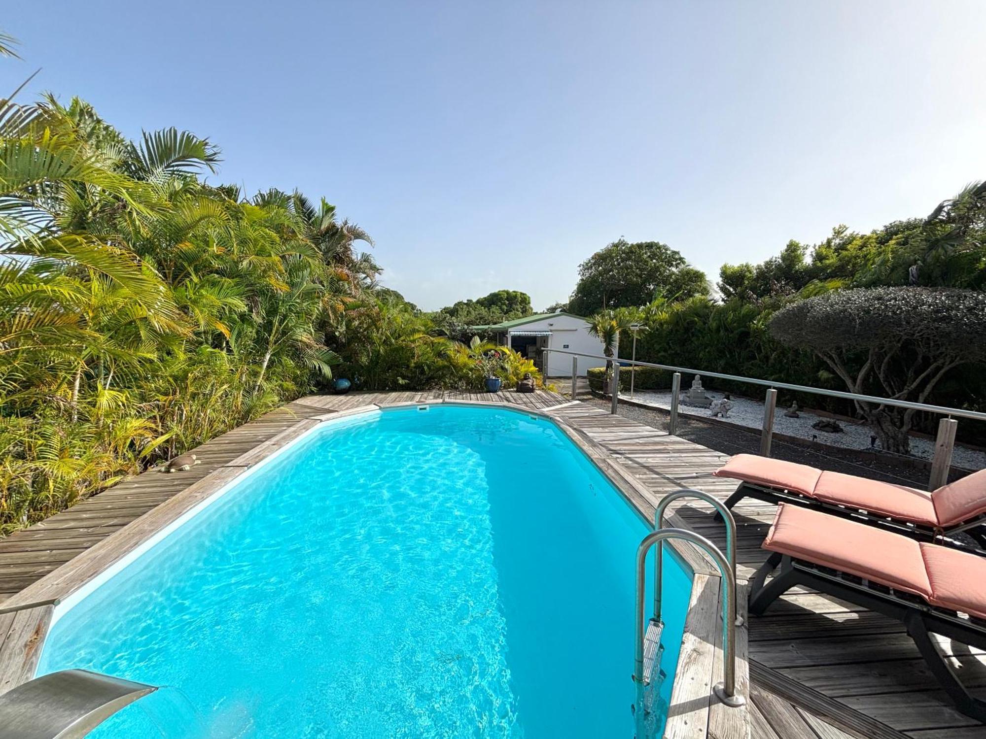 Gites Les Bienheureux - Piscine, Hamak, Terrasse Anse-Bertrand Eksteriør bilde